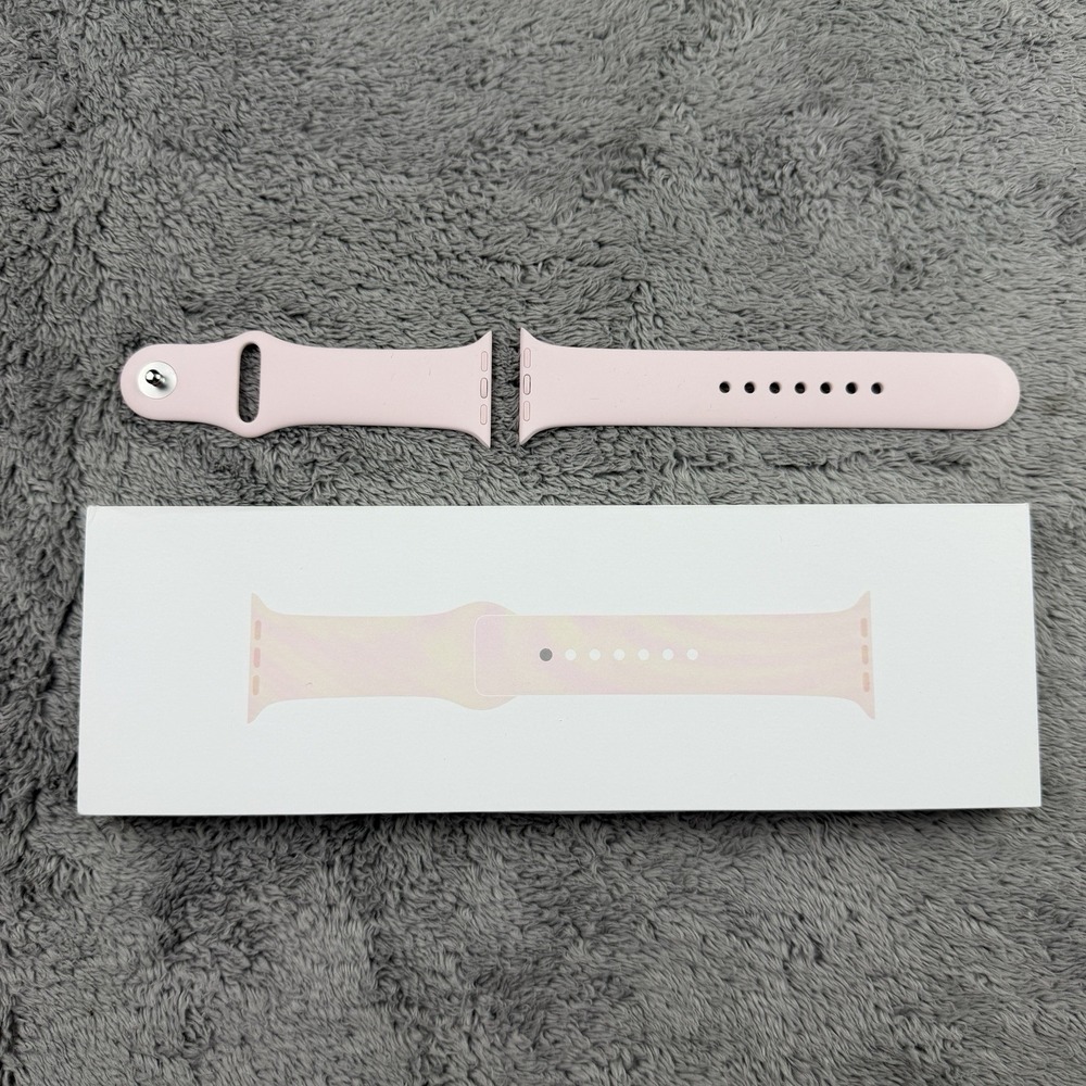 Genuine Apple Watch Sport Band(41mm | M/L) for Apple Watch Series 9 - Light Pink